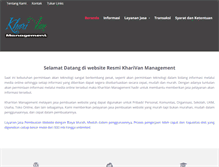 Tablet Screenshot of kharivan.com